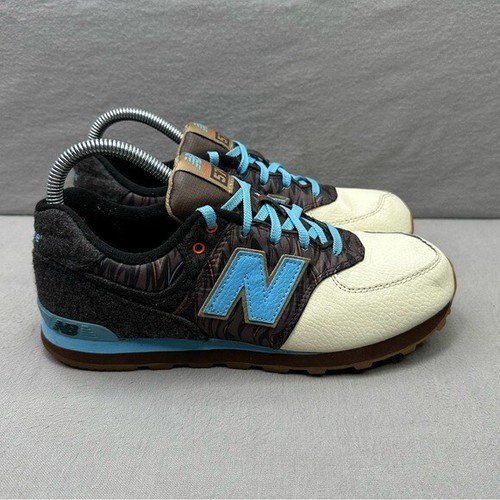 New Balance 574 Damenschuhe 7,5/6 Jahre Deep Freeze klassischer niedriger Sneaker