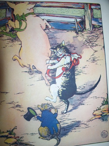 ANTIQUE 1920 SAALFIELD FAVORITE NURSERY STORIES BOOK BLACK SAMBO PETER RABBIT - Picture 16 of 21