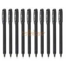 Pentel EnerGel BLN 415 Roller Gel Pen 0.5mm Point Black Ink Pack of 10