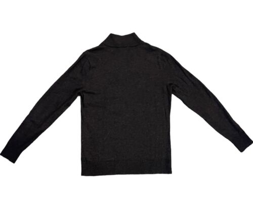Smartwool Sparwood Charcoal Gray 1/2 Zip Pullover Merino Wool Sweater Men's S - Picture 2 of 6