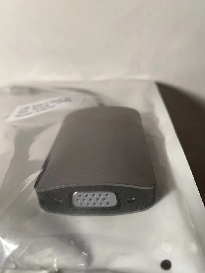 4inch USB 3 Type C Male to VGA Female Adapter Cable New - Image 3 of 4