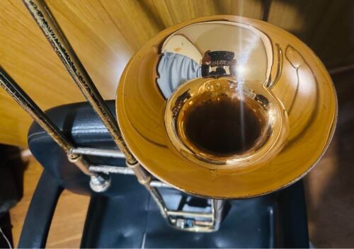 YAMAHA YSL-3530R Tenor Trombone Free Shipping With Case USED Japan FedEx - Picture 2 of 5