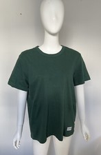 Women's Premium Soft Cotton Knit Basic T-Shirt Short Sleeve Green M NWOT