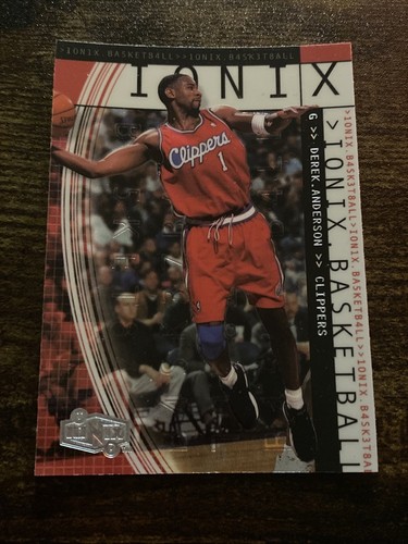 1999 Upper Deck Ionix Derek Anderson #24 card