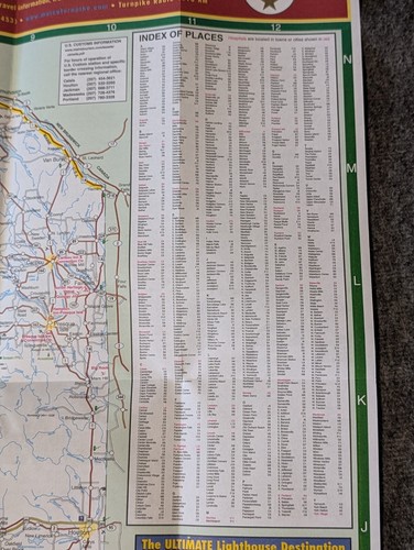 New York and Maine Road Maps NY ME Transportation Collectible - Picture 11 of 23