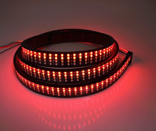 49" LED Tailgate Strip Light Bar Four Row w/ Turn Signal Brake Reverse Light 12V - Foto 10 di 12