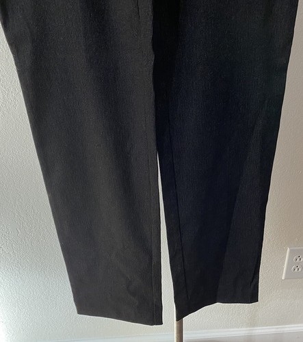 Pantalones rectos Dana Bachman para mujer talla S 30X30 a rayas negros - Imagen 3 de 9