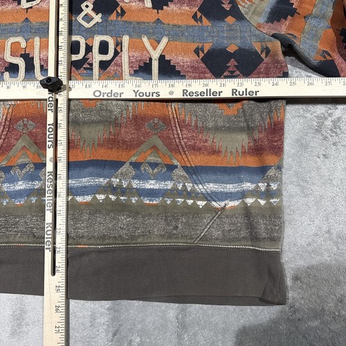 Felpa con cappuccio Denim & Supply Ralph Lauren da uomo taglia XL Aztec Southwest - Foto 5 di 9