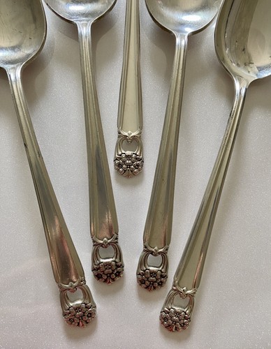 Juego de 5 cucharas de sopa Eternally Yours Pattern by 1847 Rogers - Imagen 3 de 5