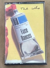 The Who Face Dances cassette tape 1980s rock classic vintage 1984 WB 3516