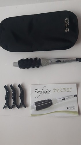 CALISTA TOOLS PERFECTER FUSION STYLER BEHEIZTE HEISSE BÜRSTE HAARE LOCKENZANGE LOCKENSTAB - Bild 14 von 14