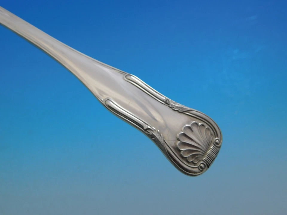 Juego de cubiertos de plata esterlina King by Kirk Stieff servicio 36 piezas motivo de carcasa Foto 3 de 4