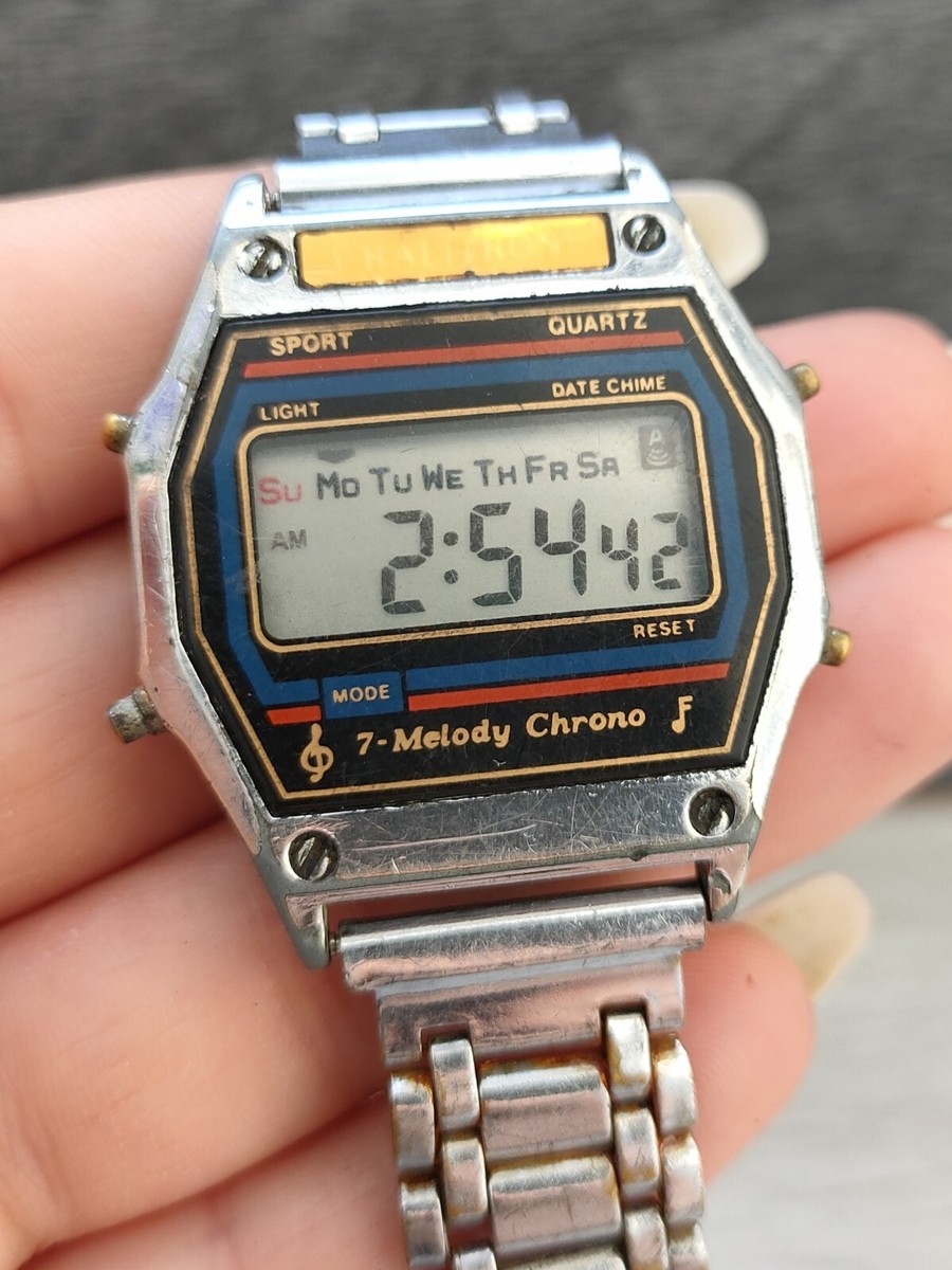 Montana PF PAM352 Chrono Melody Alarm Vintage Original Digital