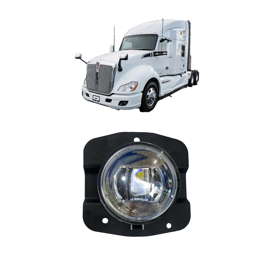 Kenworth T680 Full LED Performance Fog Lights Pair 2011-2020 - Image 4 of 4
