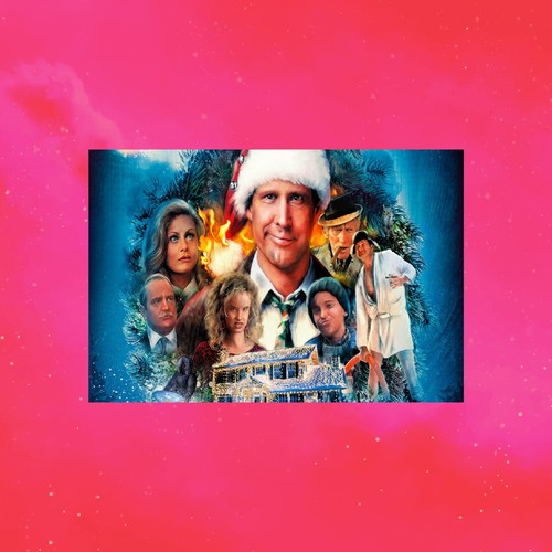 Very Cool Modern Postcard - Christmas Vacation Postcard - Christmas Movies - Picture 1 of 2