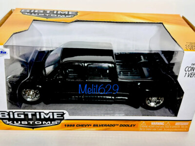Jada BIGTIME KUSTOMS 1/24 1999 Chevy Silverado Dooley (Black) | eBay