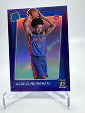 Cade Cunningham RC PURPLE OPTIC SP 2021-22 Optic Rated Rookie #161