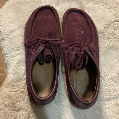 Kalso Earth Schuhe Herren Größe 11,5 Darby Wildleder negativer Absatz burgunderrot Sneaker Schnürung " - Bild 8 von 9