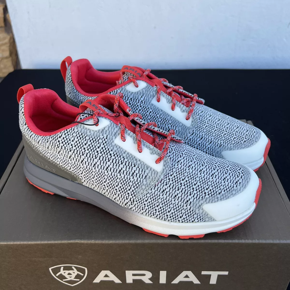 ARIAT Fuse Women s Athletic Sneakers Salt Pepper Size 7.5 NEW