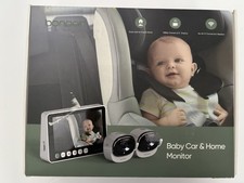 Bonoch Car  Home Baby Monitor Set - 2 Cameras - 1080p - 5  Screen