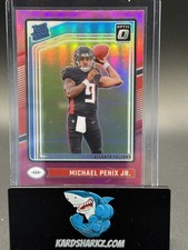 2024 Donruss Optic Michael Penix Jr. Pink Rated Rookie RC Atlanta Falcons #279