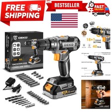 Lightweight 20V Cordless Drill Set: Perfect for Home Improvement Enthusiasts
