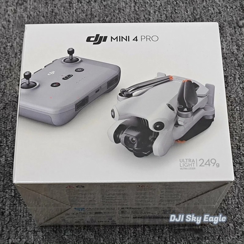 Genuine DJI Mini 4 Pro 4K Drone - No Remote Controller/No Battery - No Tariffs