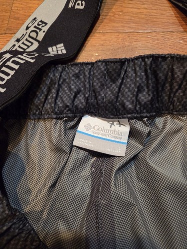 COLUMBIA Performance Fishing Gear PFG Terminal Tackle Rain Bib Pants Mens Large - Picture 6 of 9