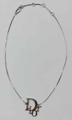 Christian Dior Necklace with Logo | eBay