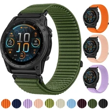 Quickfit Nylon Strap Band For Garmin Fenix 8 7 7S 7X 6 6S 6X 5 5X Epix Pro Solar