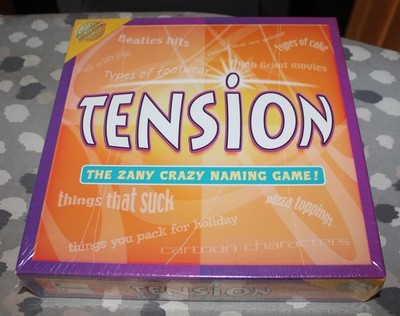 TENSION (THE VERRÜCKTE VERRÜCKTE BENENNUNGSSPIEL! - CHEATWELL SPIELE ) NAGELNEU & VERSIEGELT !!!