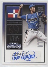2015 Panini Contenders International Ticket Carlos Vargas #3 Auto b1p