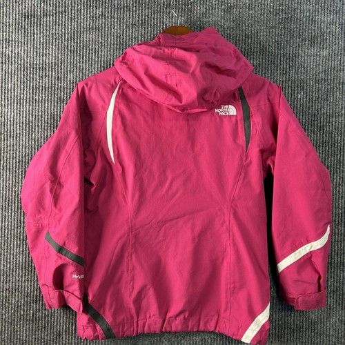 The North Face Jacket Girls Medium 10/12 Pink Hyvent Hooded Zip Up - Picture 15 of 24