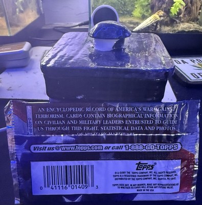 2001 Topps Enduring Freedom Unopened Pack Possible Osama Bin Laden Card for  sale online | eBay