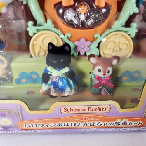 Sylvanian Families Halloween Geist & Kürbis Kutsche SE-216 Set Calico Critters - Bild 7 von 15