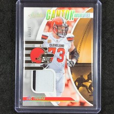 2025 Absolute Football JOE THOMAS Canton Absolutes Patch Relic Gold 11/99