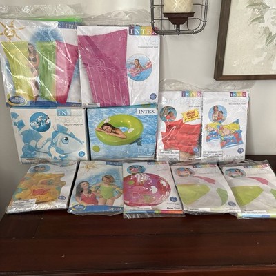 Intex The Wet Set Lot Of 9 - Most Are NIB / SEALED - See Description & Pics