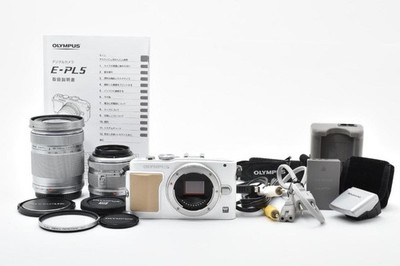 OLYMPUS PEN Lite EPL5 16MP Mirrorless Double Zoom Kit 14 42 40 150mm WiFi Auth