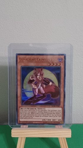 Yugioh Ultralight Crimson Fox 2019 BLHR-EN067 ultra raro Hero's Revenge - Imagen 7 de 12