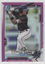 2021 Bowman Chrome Prospects Fuchsia Refractor 150/199 Yiddi Cappe #BCP-199 0fz3