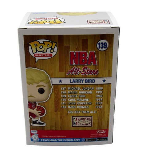 Funko Pop autografiado de Larry Bird de la Corte! #139 Figura de los Boston Celtics JSA 183308 - Imagen 5 de 10