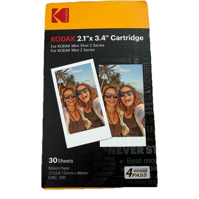 Kodak Cartridge 2.1 X 3.4 -30 Sheets For Kodak Mini Shot 2 Series Brand New