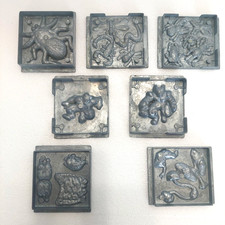 Creepy Crawlers Toymax Metal Molds MARVEL Spider Intestines Monster Scorpion Vtg