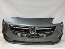 VAUXHALL CORSA E 2014-2019 GENUINE FRONT BUMPER COVER With Grill Grey 475498858