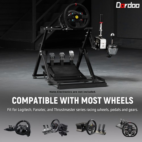 Dardoo Racing Sim Cockpit Wheel Stand Fit Logitech G29 G920 G923 Thrustmaster - Picture 9 of 19