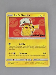 pokemon movie i choose you pikachu card the shuffle your deck Ash’s Pikachu 