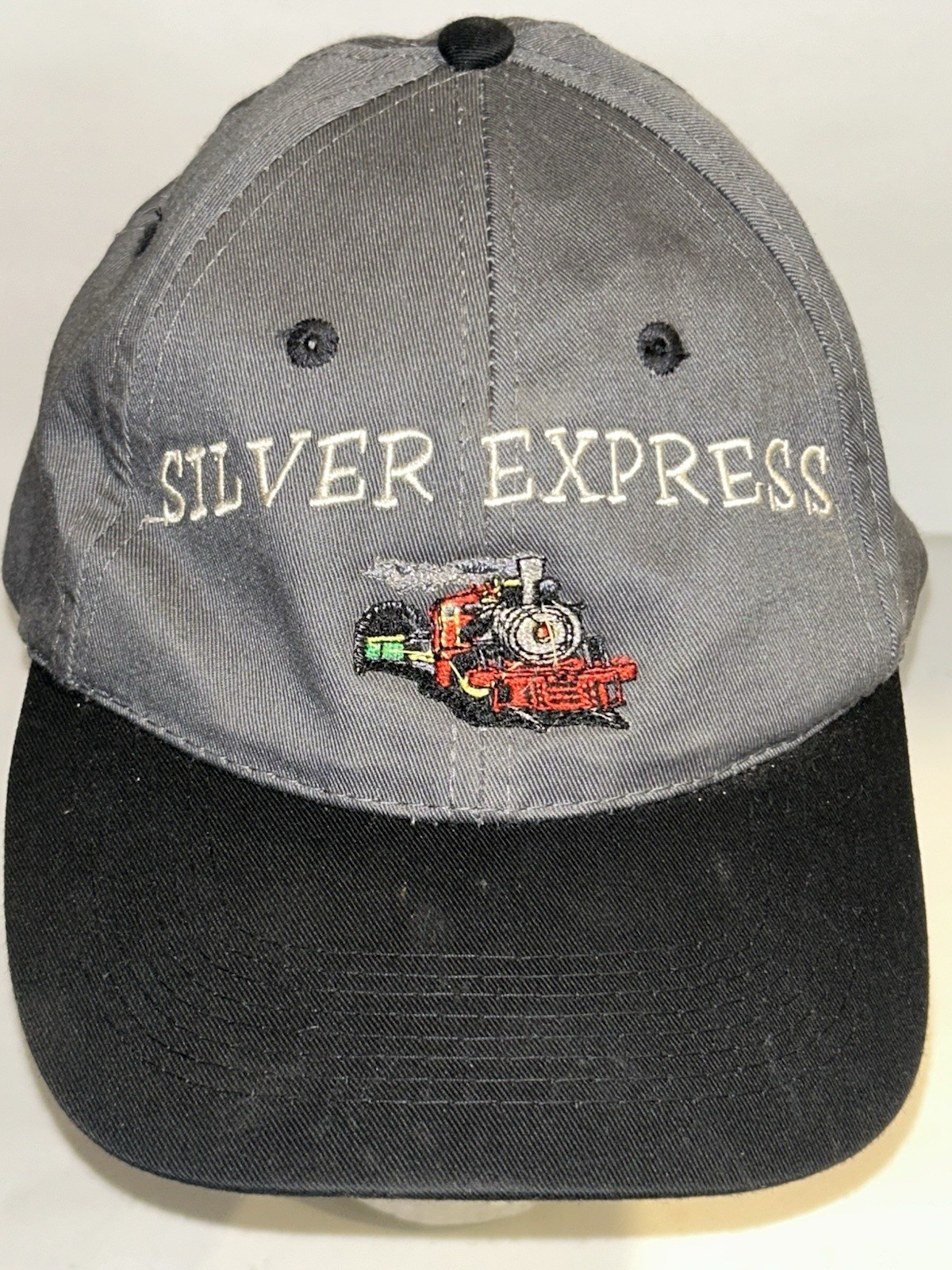 SILVER EXPRESS TRAIN HAT CAP  ADJUSTABLE SNAPBACK… - image 9