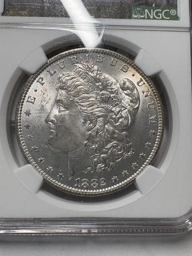 1882-O Morgan Dollar Great North West Collection NGC Graded MS63 SKU#38521
