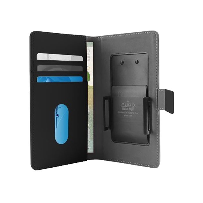 Étui smartphone PURO XXL Smart Wallet idéal pour voyager léger sans portefeuille encombrant