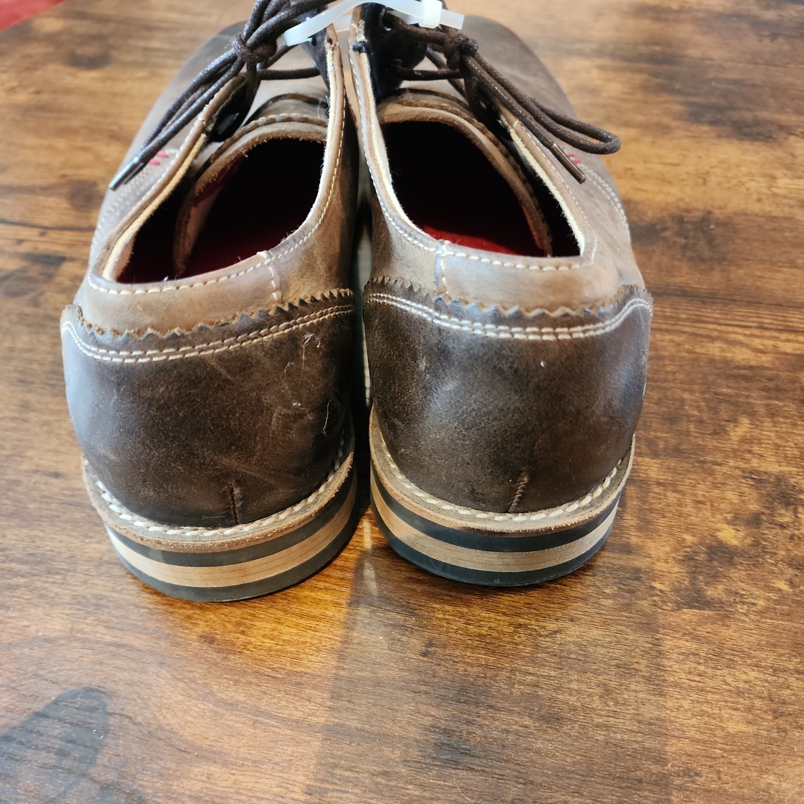 SAOLA Scarpe eleganti originali Penguin by Munsingwear uomo 9 5 Waylon Oxford pelle marrone